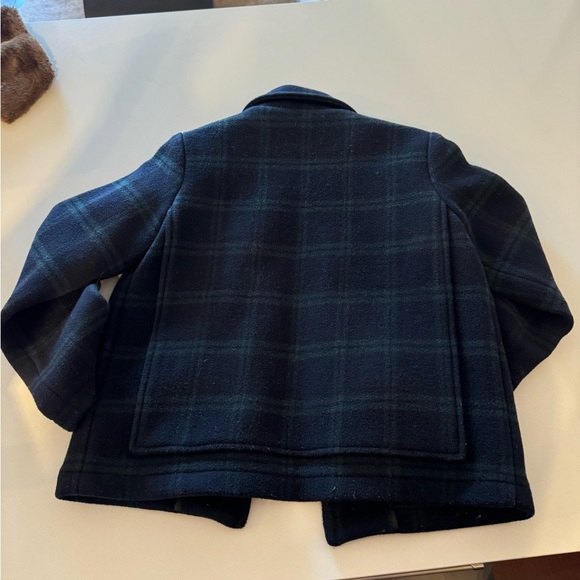 Current Elliot navy plaid shirt jacket - Picture 2 of 4